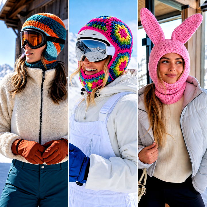 15 Crochet Ski Helmet Balaclava Outfit Ideas for Snow Days