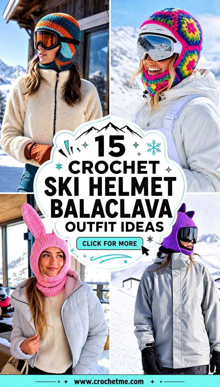 15 crochet ski helmet balaclava outfit ideas - 15 crochet ski helmet balaclava outfit ideas