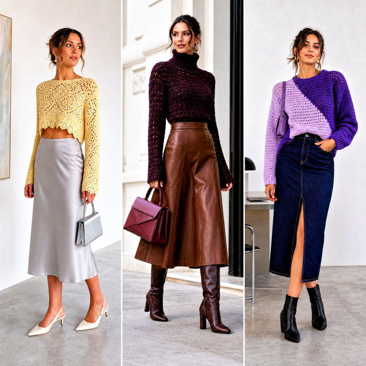 15 Crochet Sweater Collection Outfit Ideas to Mix and Match