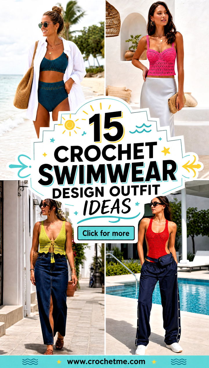 15 crochet swimwear design outfit ideas - 15 crochet swimwear design outfit ideas