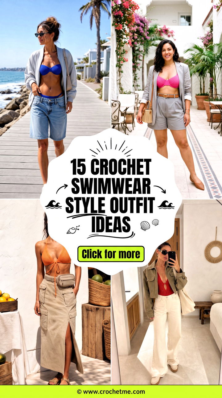15 crochet swimwear style outfit ideas - 15 crochet swimwear style outfit ideas