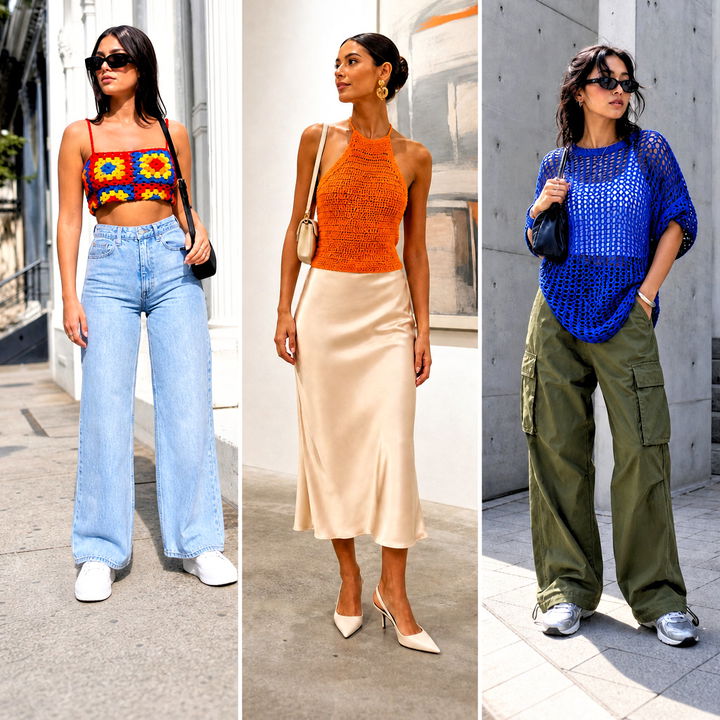 15 crochet top dress style outfit ideas