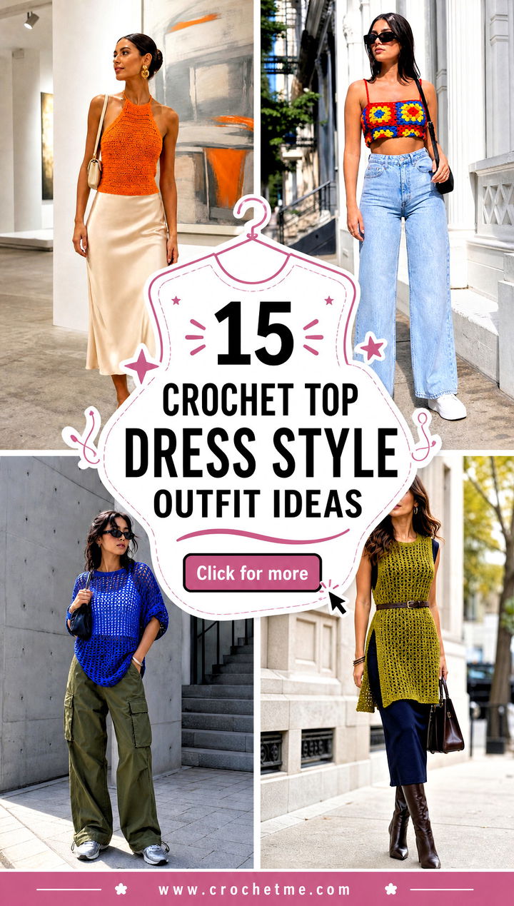 15 crochet top dress style outfit ideas - 15 crochet top dress style outfit ideas