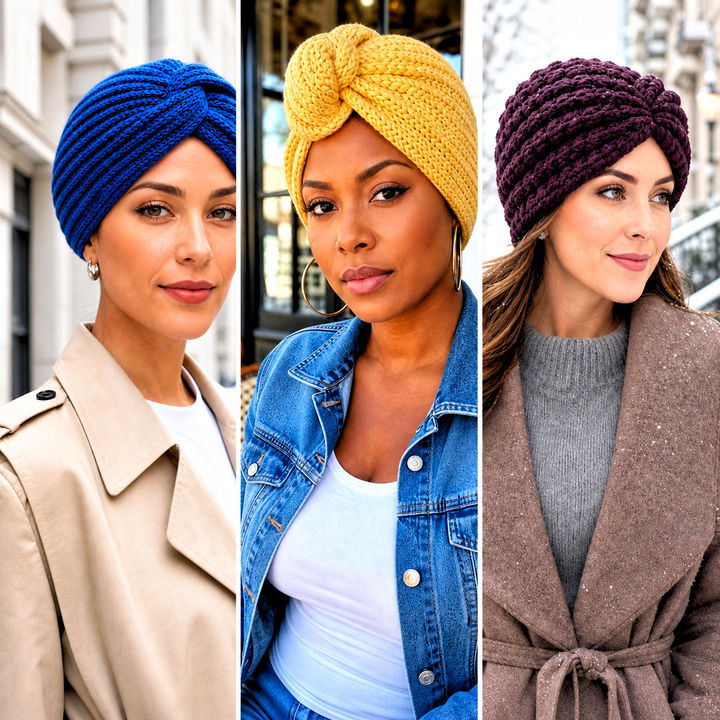 15 Crochet Turban Style Hat Outfit Ideas for Cozy Looks