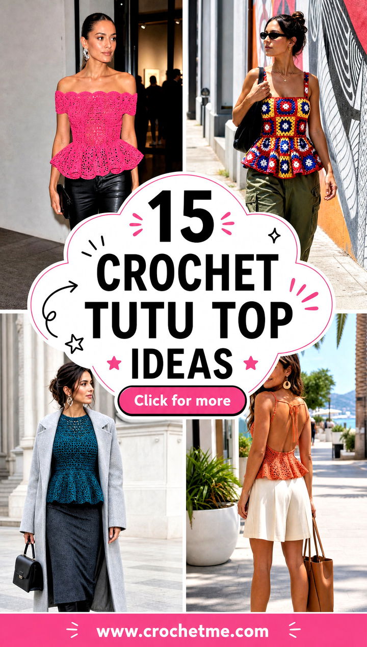 15 crochet tutu top ideas - 15 crochet tutu top ideas