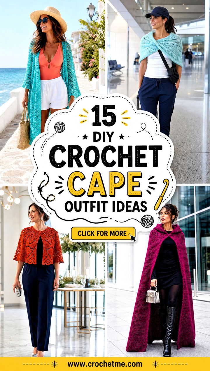 15 diy crochet cape outfit ideas - 15 diy crochet cape outfit ideas