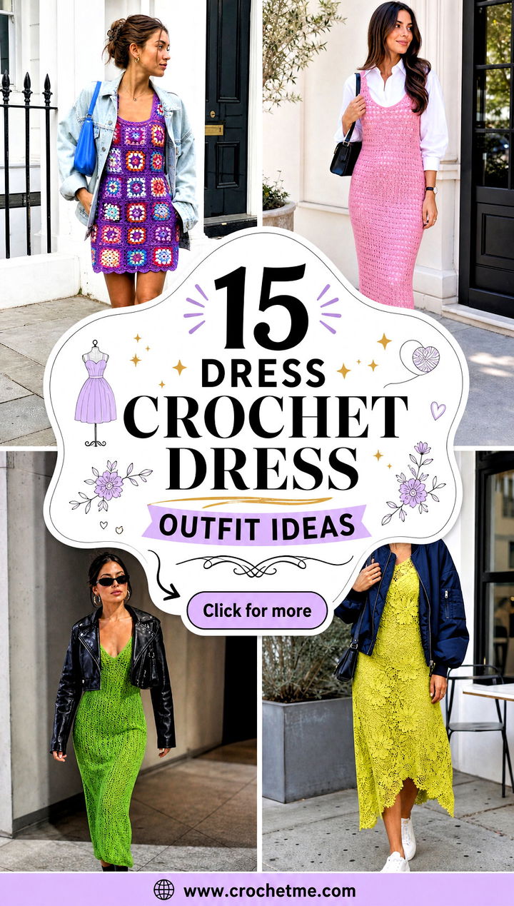 15 dress crochet dress outfit ideas - 15 dress crochet dress outfit ideas