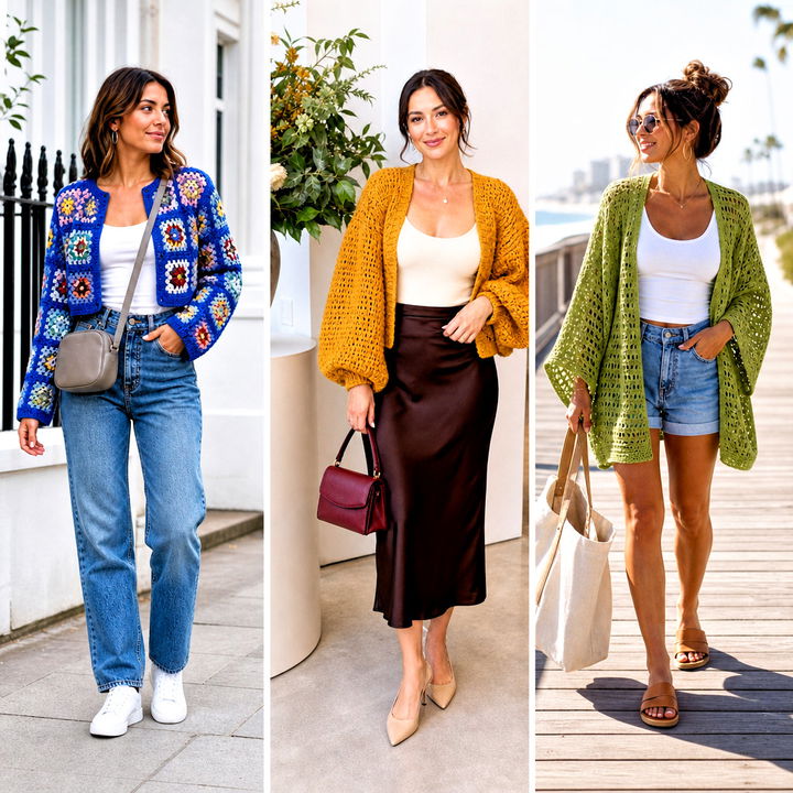 15 Easiest Crochet Cardigan Outfit Ideas for Cozy Style
