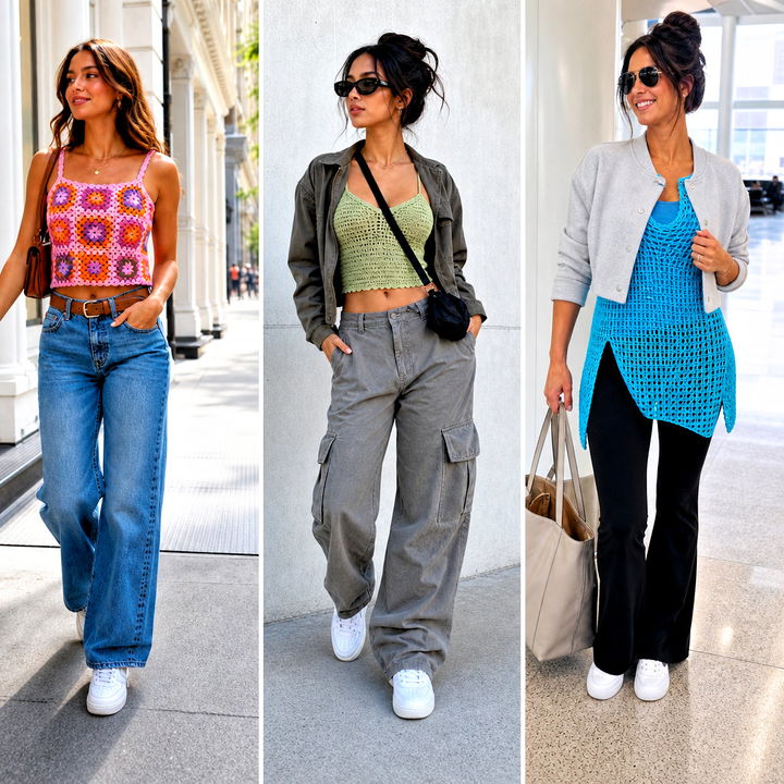 15 Easy Crochet Tops for Women Outfit Ideas for Summer