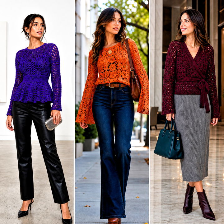 15 Fall Crochet Blouse Outfit Ideas for Effortless Style