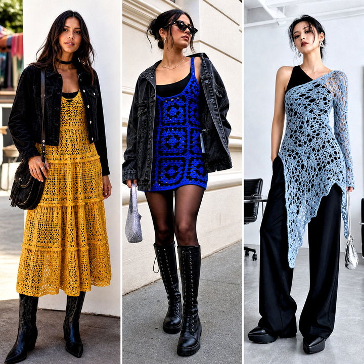 15 Goth Crochet Dress Outfit Ideas for Dark Romantic Looks