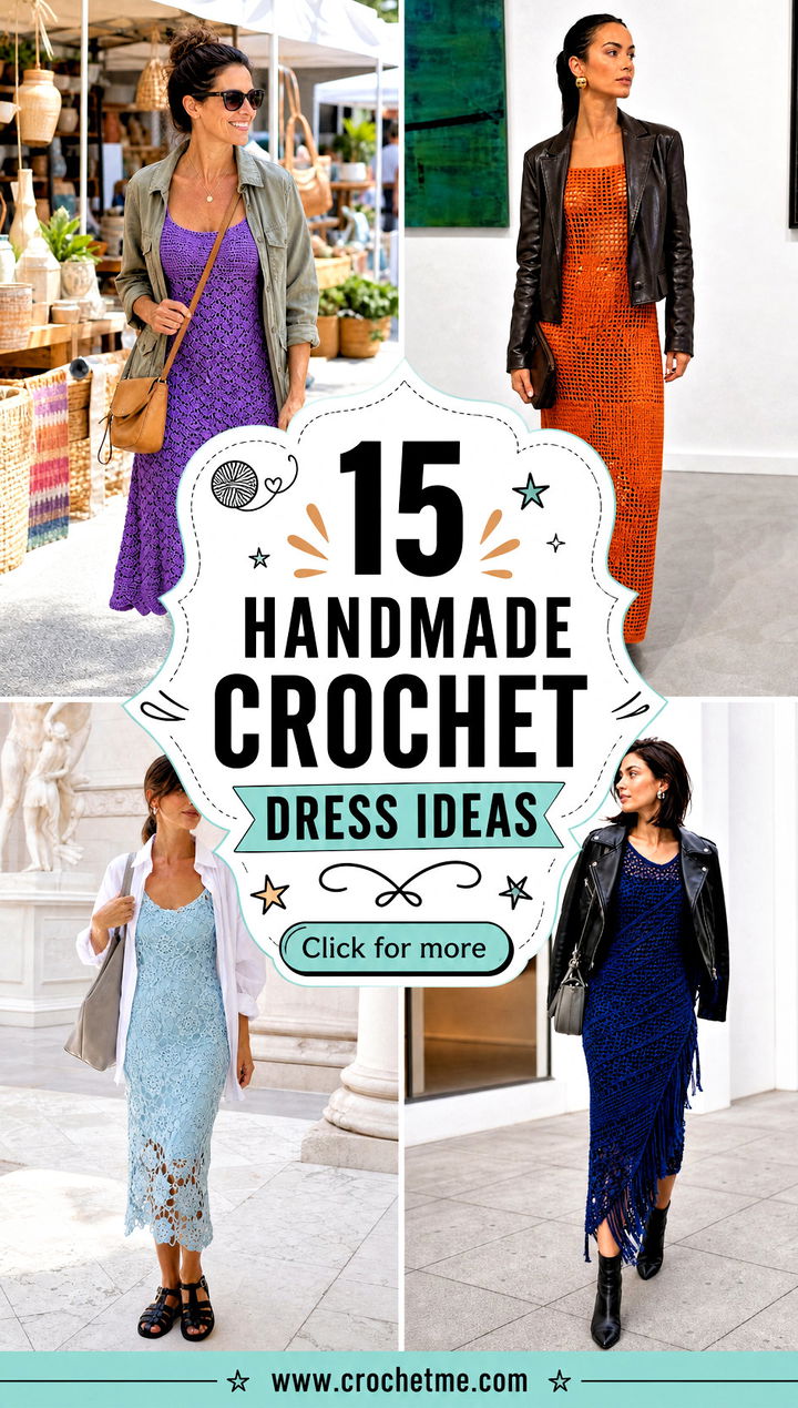 15 handmade crochet dress ideas - 15 handmade crochet dress ideas