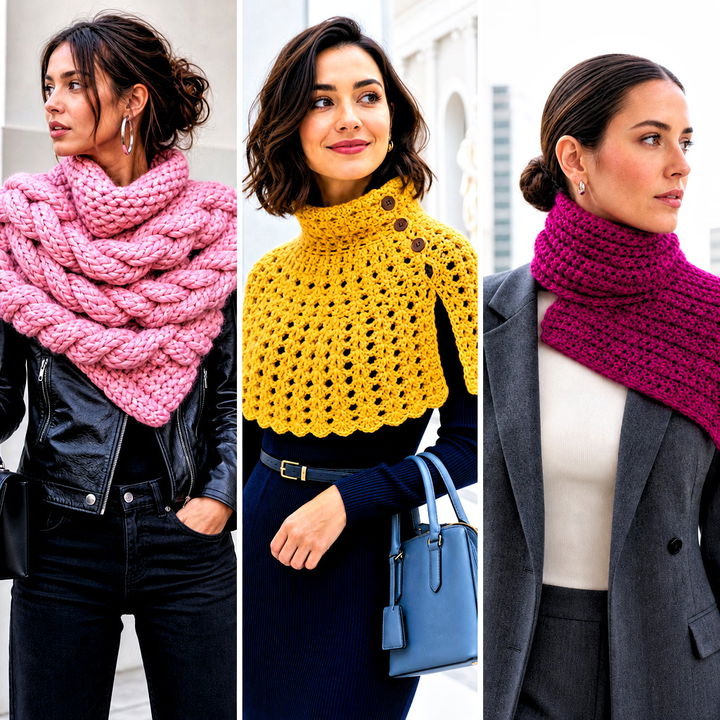 15 Huntress Crochet Cowl Outfit Ideas for Bold Winter Looks