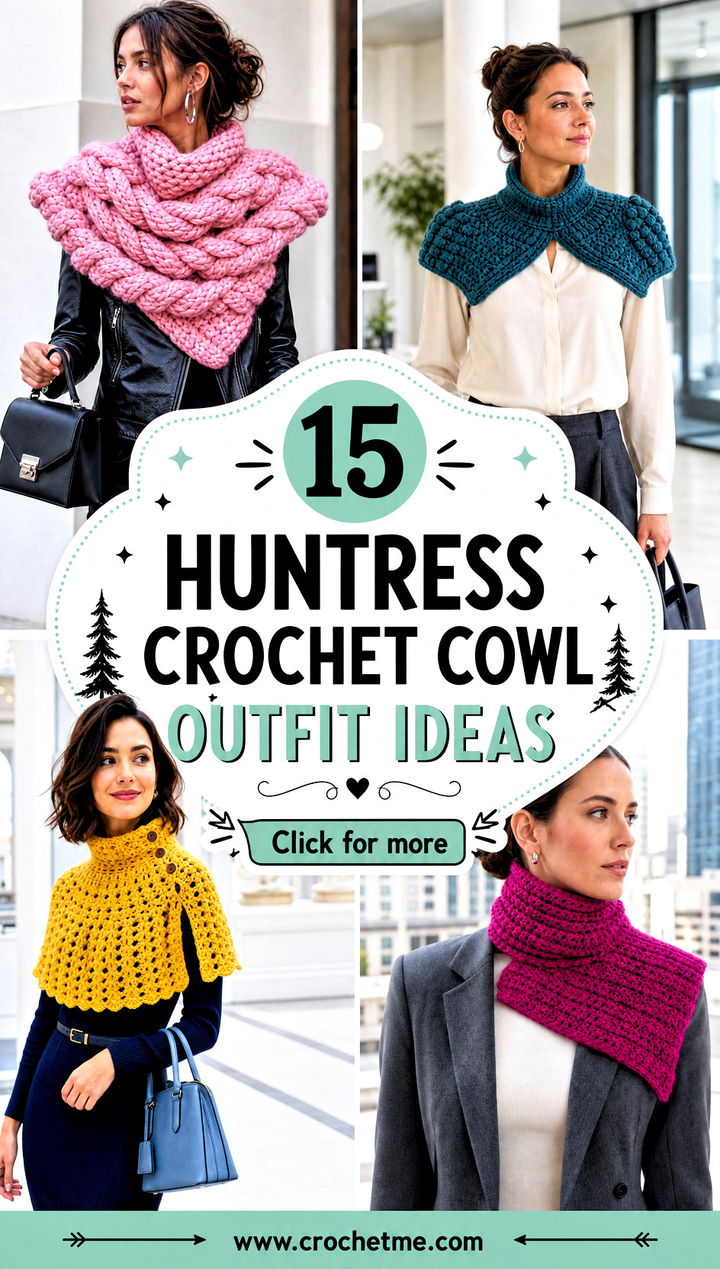 15 huntress crochet cowl outfit ideas - 15 huntress crochet cowl outfit ideas