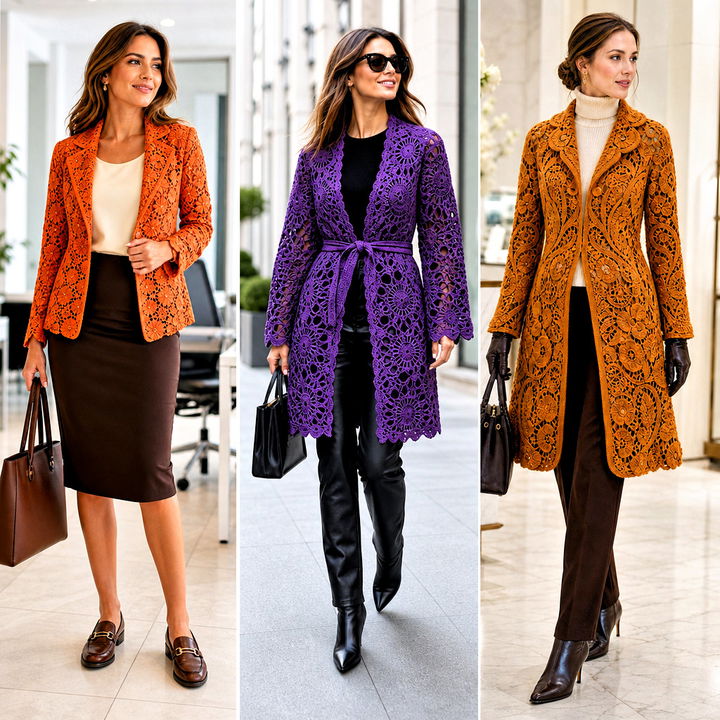 15 Irish Lace Crochet Jacket Outfit Ideas for Elegant Style