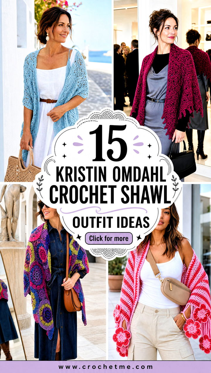 15 kristin omdahl crochet shawl outfit ideas - 15 kristin omdahl crochet shawl outfit ideas