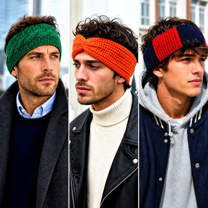 15 Men’s Crochet Ear Warmer Outfit Ideas for Cozy Winter Style