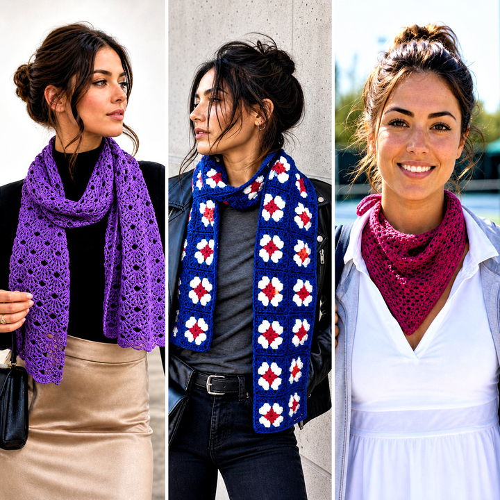 15 One Ball Crochet Scarf Outfit Ideas for Easy Styling