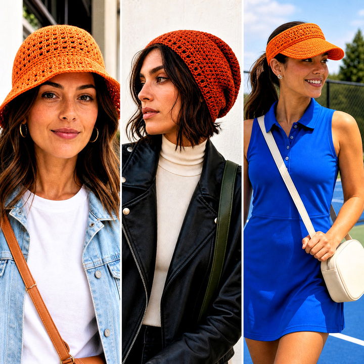 15 Orange Crochet Hat Outfit Ideas for a Bold Fall Style