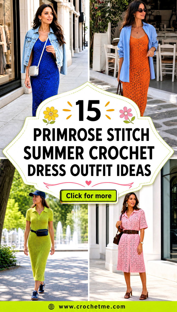 15 primrose stitch summer crochet dress outfit ideas - 15 primrose stitch summer crochet dress outfit ideas