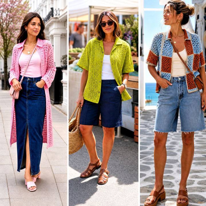 15 Relaxagon Crochet Shirt Outfit Ideas for Laid-Back Style