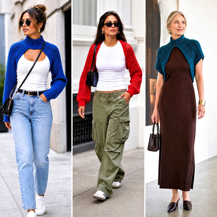 15 Silva Crochet Shrug Outfit Ideas for Effortless Layering