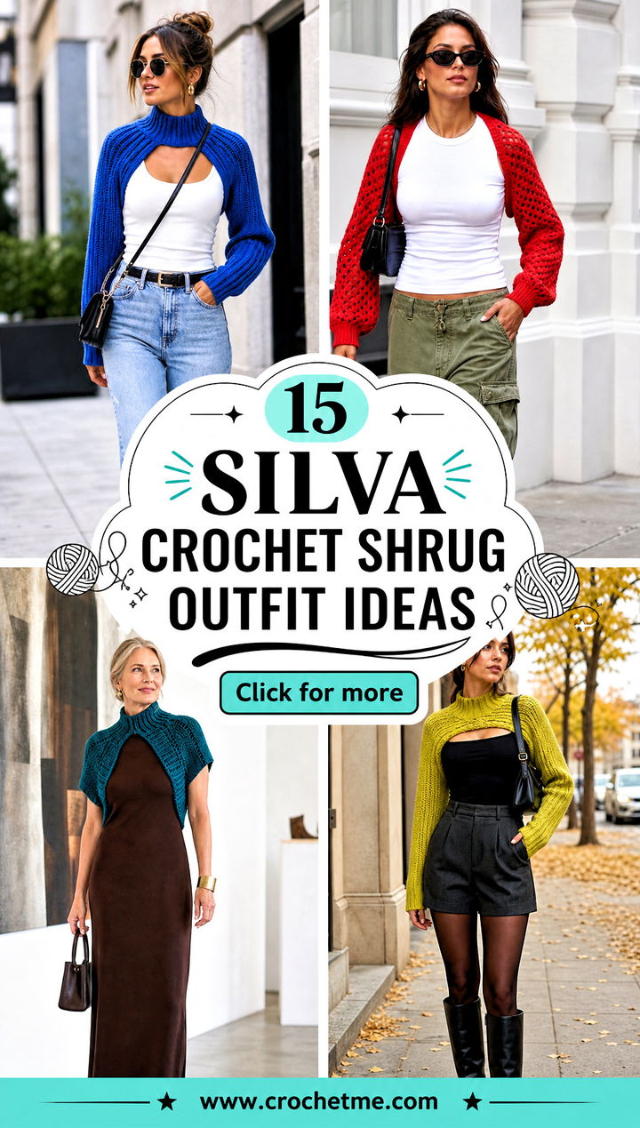 15 silva crochet shrug outfit ideas - 15 silva crochet shrug outfit ideas