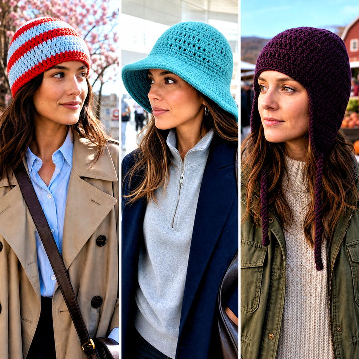 15 Simple Double Crochet Hat Outfit Ideas for Cozy Weekends