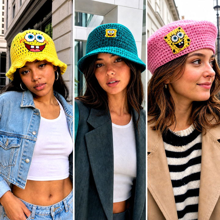 15 SpongeBob Crochet Hat Outfit Ideas for Playful Looks
