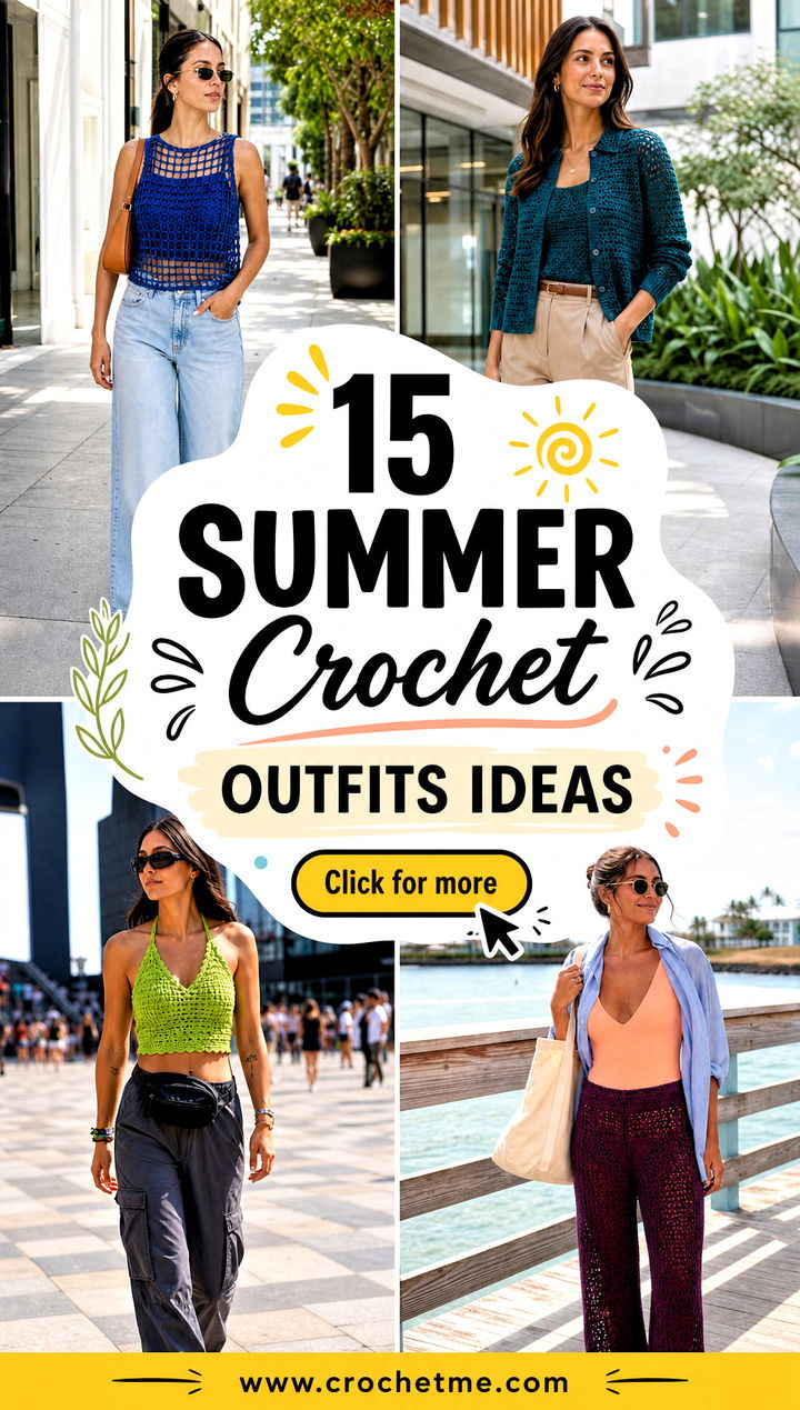 15 summer crochet outfits ideas - 15 summer crochet outfits ideas