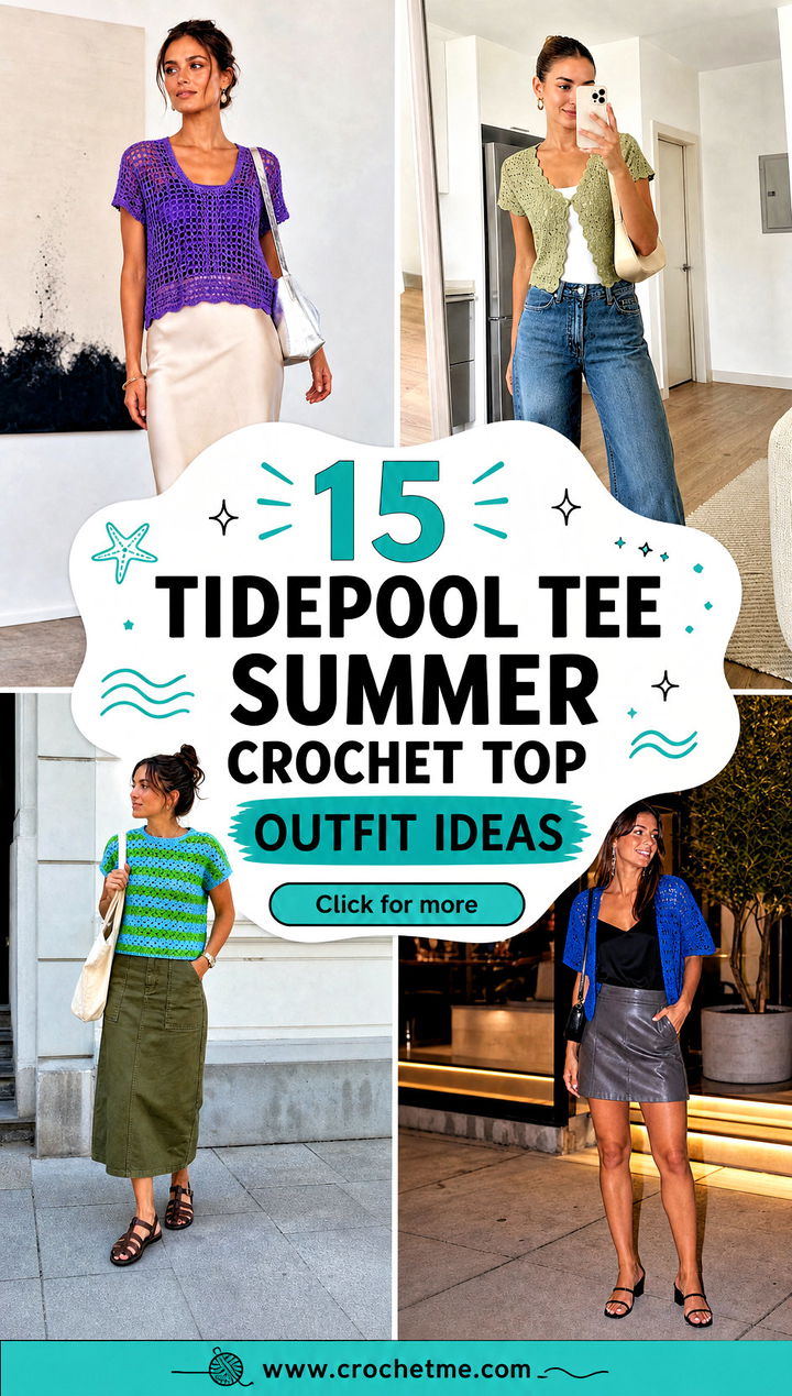 15 tidepool tee summer crochet top outfit ideas - 15 tidepool tee summer crochet top outfit ideas