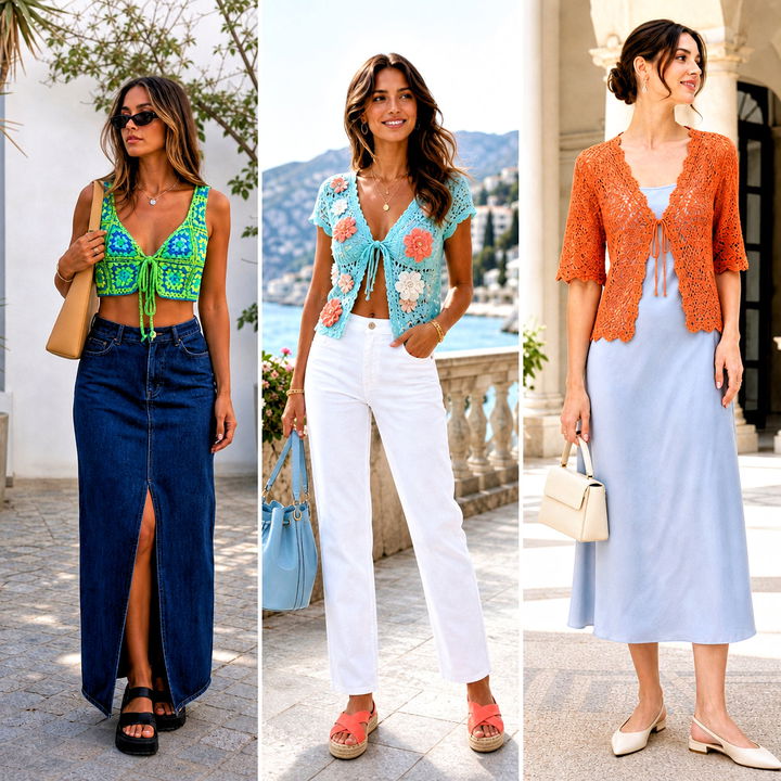 15 Tie Up Crochet Top Outfit Ideas for Effortless Style