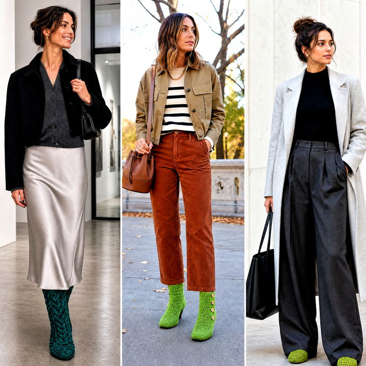 15 Ugg Style Crochet Boots Outfit Ideas for Cozy Winter Style