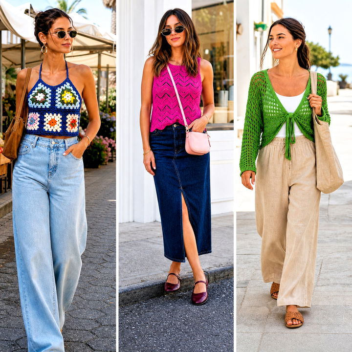 15 Vintage Crochet Top Design Outfit Ideas to Try Now