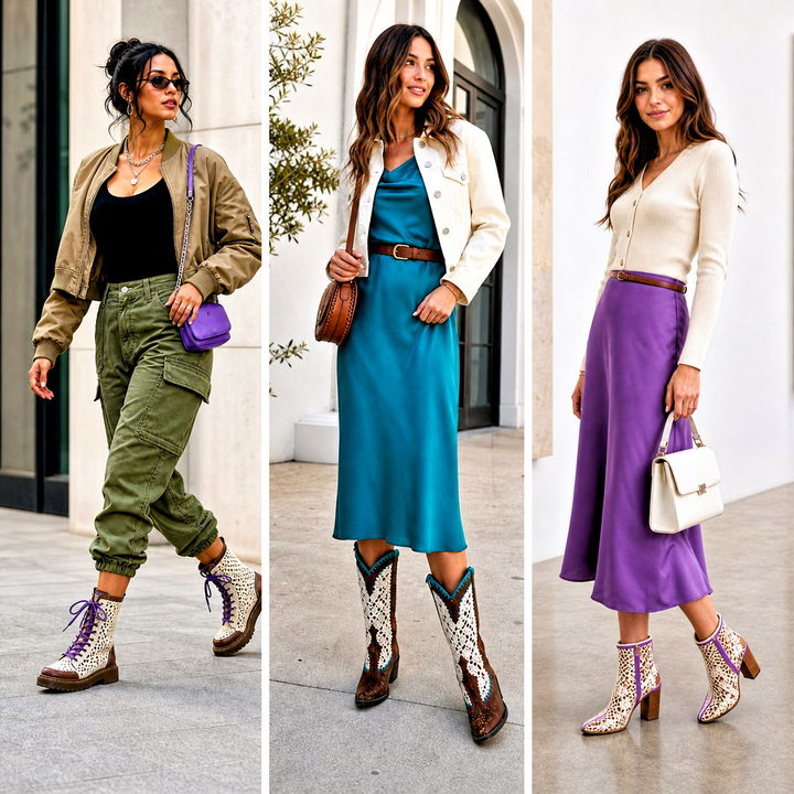 15 White and Brown Crochet Boots Outfit Ideas for This Fall