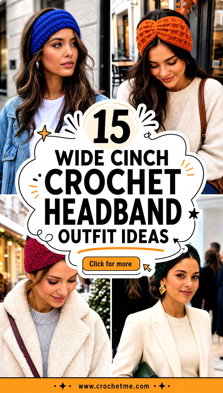 15 wide cinch crochet headband outfit ideas - 15 wide cinch crochet headband outfit ideas