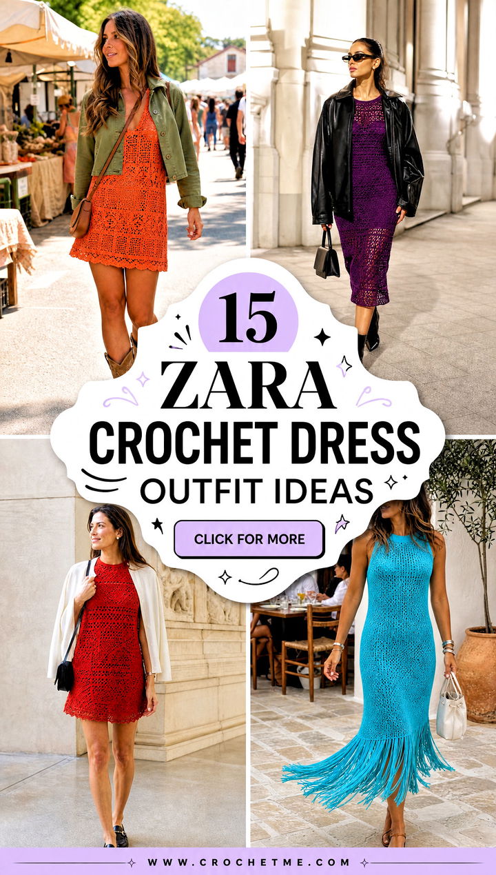 15 zara crochet dress outfit ideas - 15 zara crochet dress outfit ideas