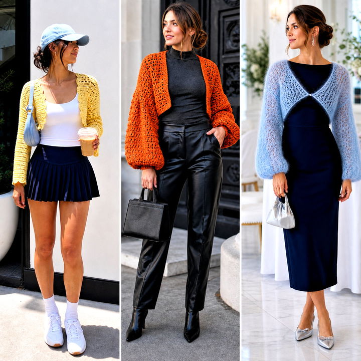 20 Ballet Crochet Shrug Outfit Ideas for Effortless Layers