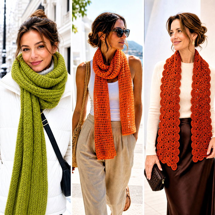 20 Beginner Crochet Projects Scarf Outfit Ideas to Try Today