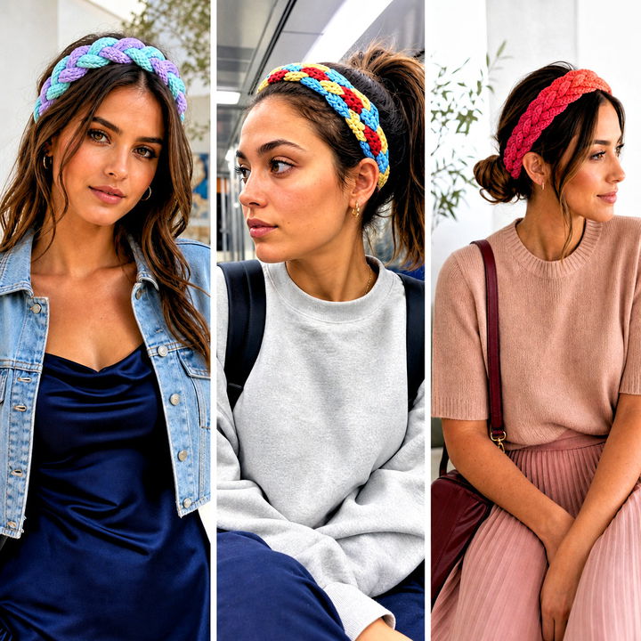 20 Braided Crochet Headband Outfit Ideas for Cozy Fall Days