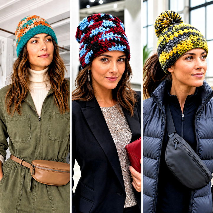 20 Camo Beanie Crochet Hat Outfit Ideas for Cool Weather