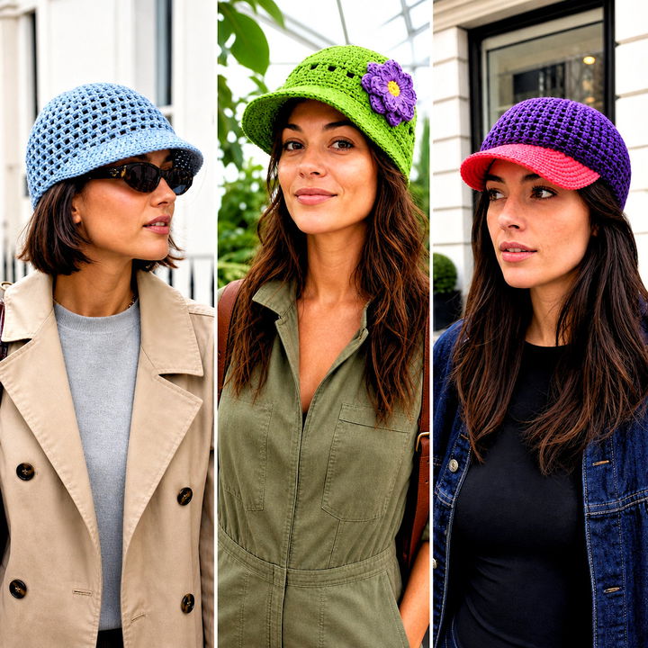 20 Crochet Beanie With Brim Outfit Ideas for Cozy Cold Days
