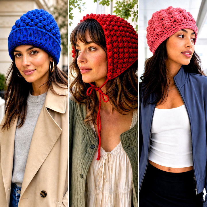20 Crochet Bubble Hat Outfit Ideas for Cozy Winter Style