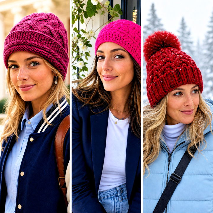 20 Crochet Cable Stitch Beanie Outfit Ideas for Winter