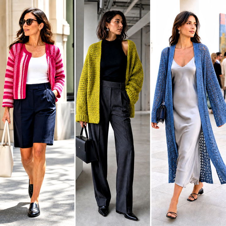 20 Crochet Cardigan From Rectangle Outfit Ideas to Try