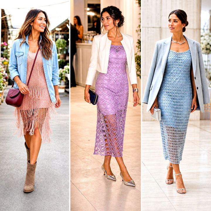 20 Crochet Chain Dress Outfit Ideas for Bold Summer Style