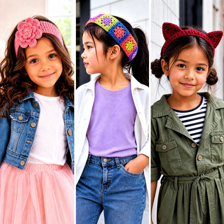 20 Crochet Childs Headband Outfit Ideas for Cute Winter Looks