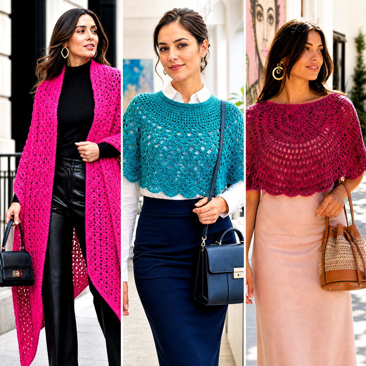 20 Crochet for Shawls and Wraps Outfit Ideas for Cozy Style