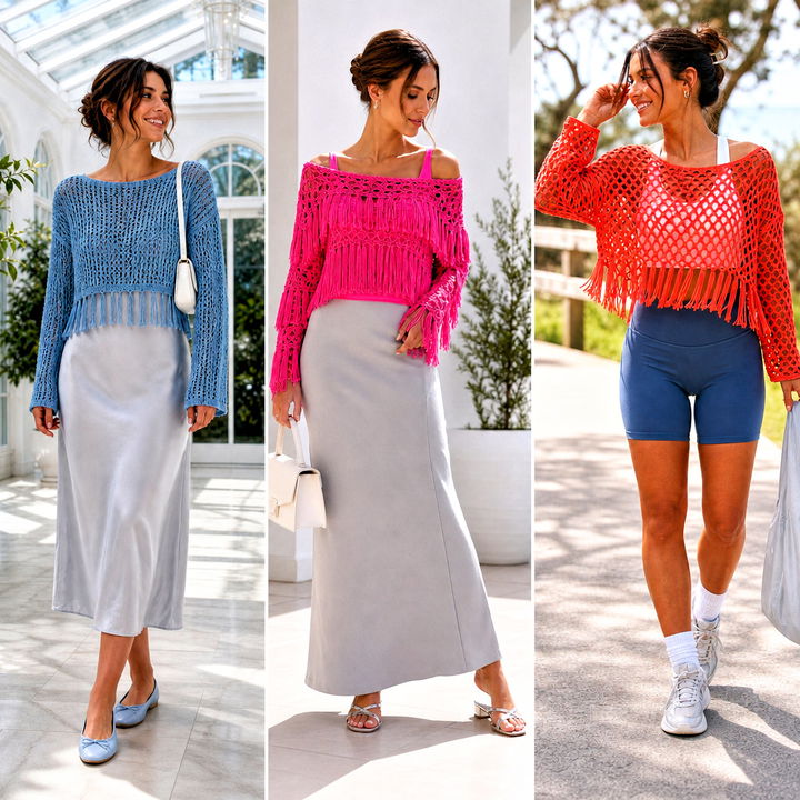 20 Crochet Fringe Sweater Outfit Ideas for Cozy Fall Style