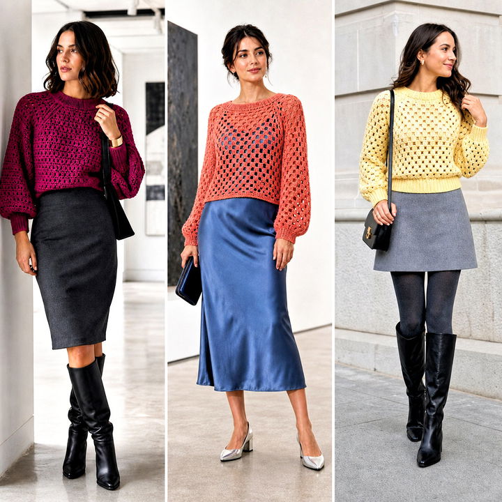 20 Crochet Granny Raglan Sweater Outfit Ideas to Try Now